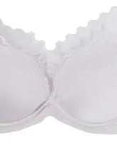レースデザインのブラジャー【ソフトワイヤー・水着用カップ・小胸向け】