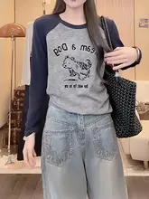 大きいサイズのカジュアル長袖Tシャツ【春用・コットン・体型カバー・スリム効果】（セットアップ対応）