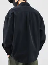 作業用長袖シャツ メンズ アウター コットン 春秋 休闲