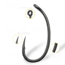 東博瑞 極尖鋭釣りフック KLOR X管付き鯉釣りセット【ロニ線編み込み・反底釣り用】