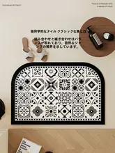 バスマット トイレマット レザー 吸水 滑り止め 防汚 水洗い不要 ヴィンテージ 上品 洗面台 浴室