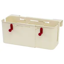 デスク用ハンギング収納ボックス【仕切り付き・文具・お菓子・ティッシュ収納対応】