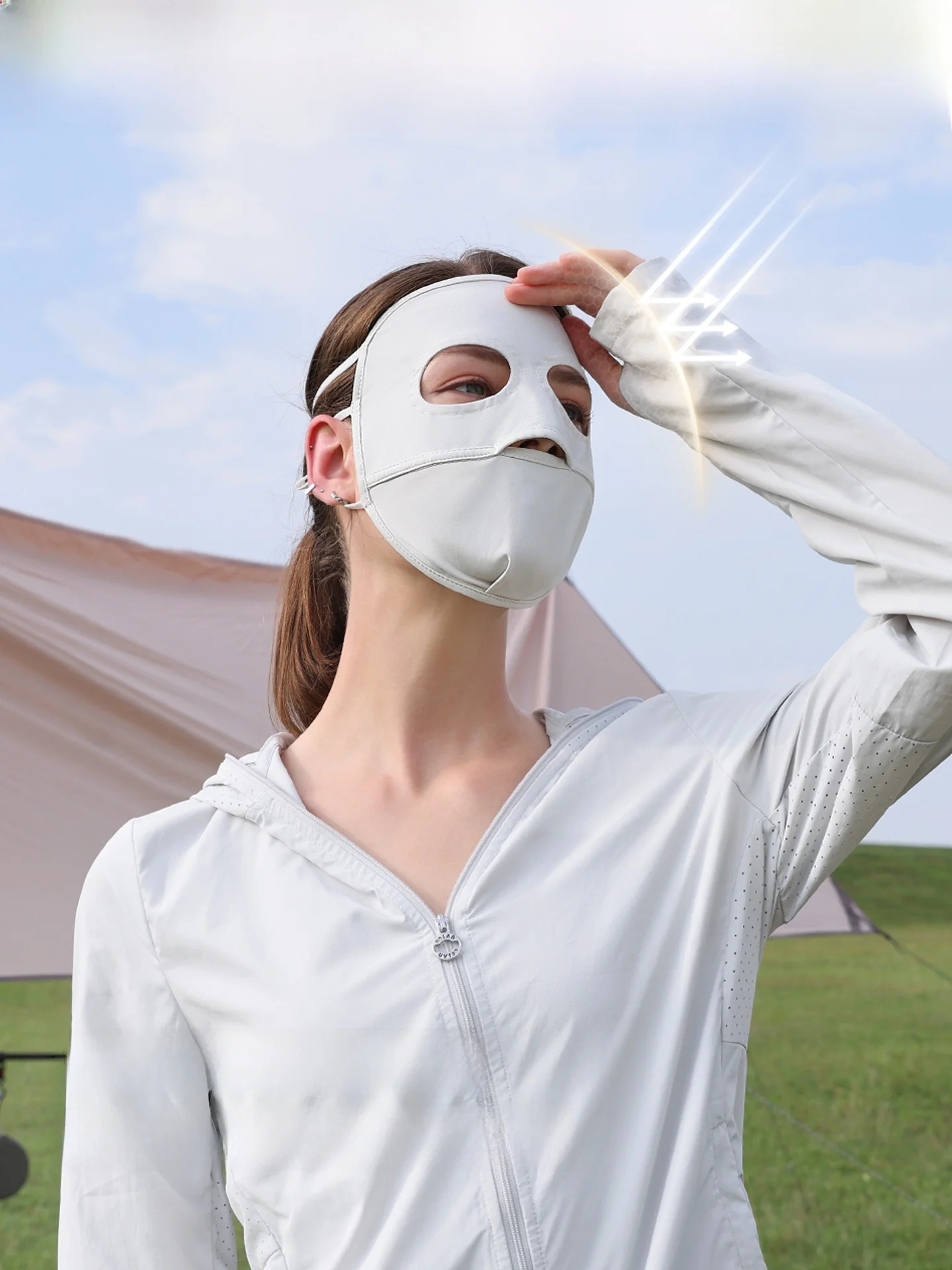 UVカットフェイスマスク：UPF50+で全顔を保護する夏用パーソナルケアの最適解