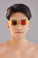 ZOKE メンズ防水防曇スイミングゴーグル【競技用・高解像度・屋外対応】