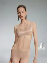 女性用ノンワイヤーキャミソールブラ【透けない薄カップ・涼感・夏用】（セットアップ対応）