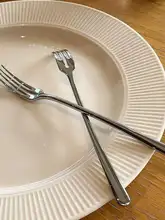 抗菌ステンレス製フルーツフォーク【パーティ用・デザート用】