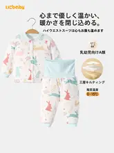 秋冬用 ベビー用分体コーディネート【厚手・保温性抜群・コットン製】（セットアップ対応）