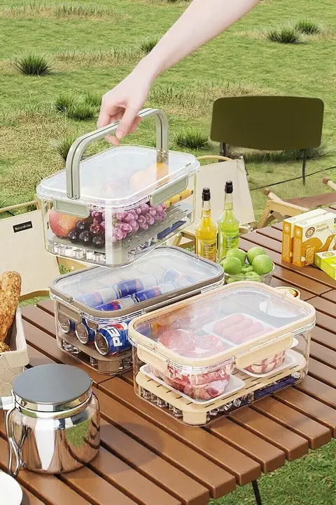 携帯用フルーツ保存ボックス【食品グレード・密閉タイプ・防酸化】