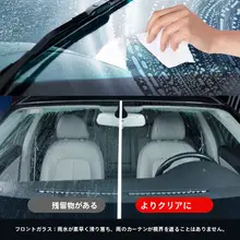 自動車用ガラス清掃ウェットティッシュ【油膜除去・無痕・防水機能】