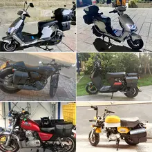 防水 レザーサドルバッグ【電動バイク用・ツール収納・側面取り付け】