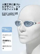LI-NING 男女兼用 高解像度防水防曇 近視対応スイミングゴーグル【プロフェッショナル用・スイムキャップ付き】