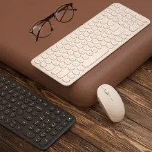 bow 薄型ワイヤレスキーボードと静音マウスセット【充電式・かわいいデザイン・ノートパソコン用】