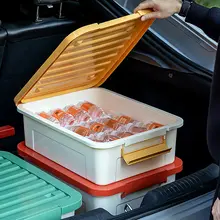 大容量車載収納ボックス【厚手・トランク用・整理整頓】