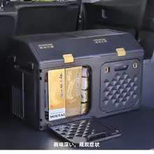 アウトドア用 折りたたみプラスチック収納ボックス【大型・サイドオープン・カーシュート対応】