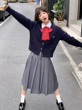 シンプルなデザインのJKスタイルプリーツスカート【女性用・グレー・夏用・薄手】（セットアップ対応）