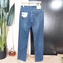 春夏用 メンズデニムパンツ【快適なストレッチ・通勤向け・親水性】