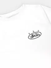 美式レトロデザインの半袖Tシャツ【シンプルなホワイト・カジュアルスタイル】