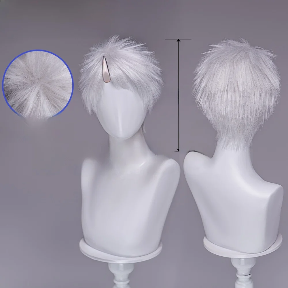 短髪の銀白色コスプレウィッグ：かっこいいおっさん向けショートスタイルの実用性とメンテナンス
