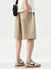 軽くて快適なコットン製カジュアルショートパンツ【男性用・斜め織り・夏用・透湿性】（セットアップ対応  ）
