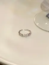 銅製パヴェバターフライリング【シンプルデザイン・軽やかさ・おしゃれなフィンガーリング】