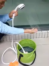 アウトドア用電動シャワー【携帯式・キャンプ・車載対応・充電式】