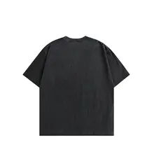 ビンテージ風水洗い加工プリントTシャツ【ユニセックス・ショートスリーブ】