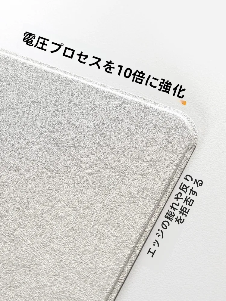 かわいい小馬デザインのハードマウスパッド：おしゃれで汚れに強いポータブルオフィスアクセサリー