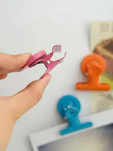 個性的なデザイン！マグネット付きクリップ【キッチン収納・インテリア用】