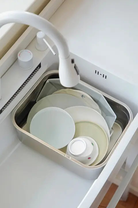 304ステンレス製キッチンシンク【長方形・深型・大容量・家庭用洗い物バス】