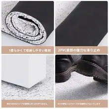 玄関用ドアマット 家庭用 滑り止め シリコン 紅色 お祝い 新年 切断可能