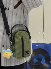 アウトドア用工装スタイルの小型ショルダーバッグ【ユニセックス・斜め掛け・学生向け】