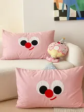 可愛いキャラクター柄の純綿四点セット【刺繍・水洗い可・子供向け】（セットアップ対応）