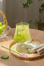 インス風 ガラス製ハイボールカップ【フルーツティー・冷たい飲み物・ブランデー用】