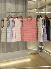 シンプルで高品質な軽量ダウンベスト【保温・秋冬用・女性用】