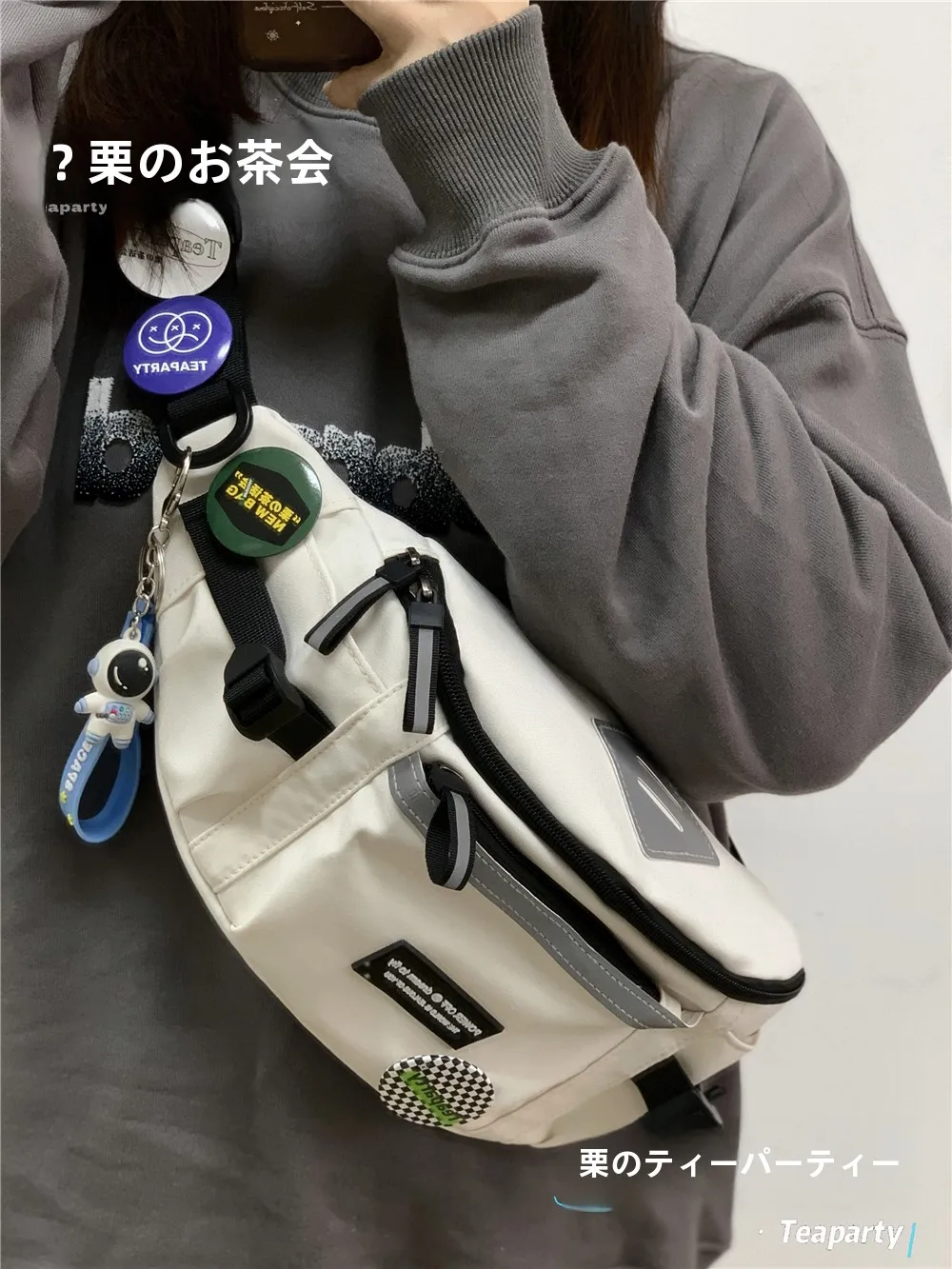 メンズ スマホウエストポーチ：シンプルデザインで通勤・レジャーに最適な肩掛けタイプ