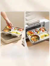 316ステンレス製保温お弁当箱【大容量・仕切り付き・電子レンジ対応・男性用】