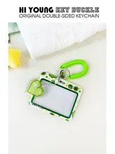 ICカードケース 定期入れ 交通系IC クローバー柄 オリジナル 可愛い コンパクト 通勤 通学「pinguHiYOUNG」