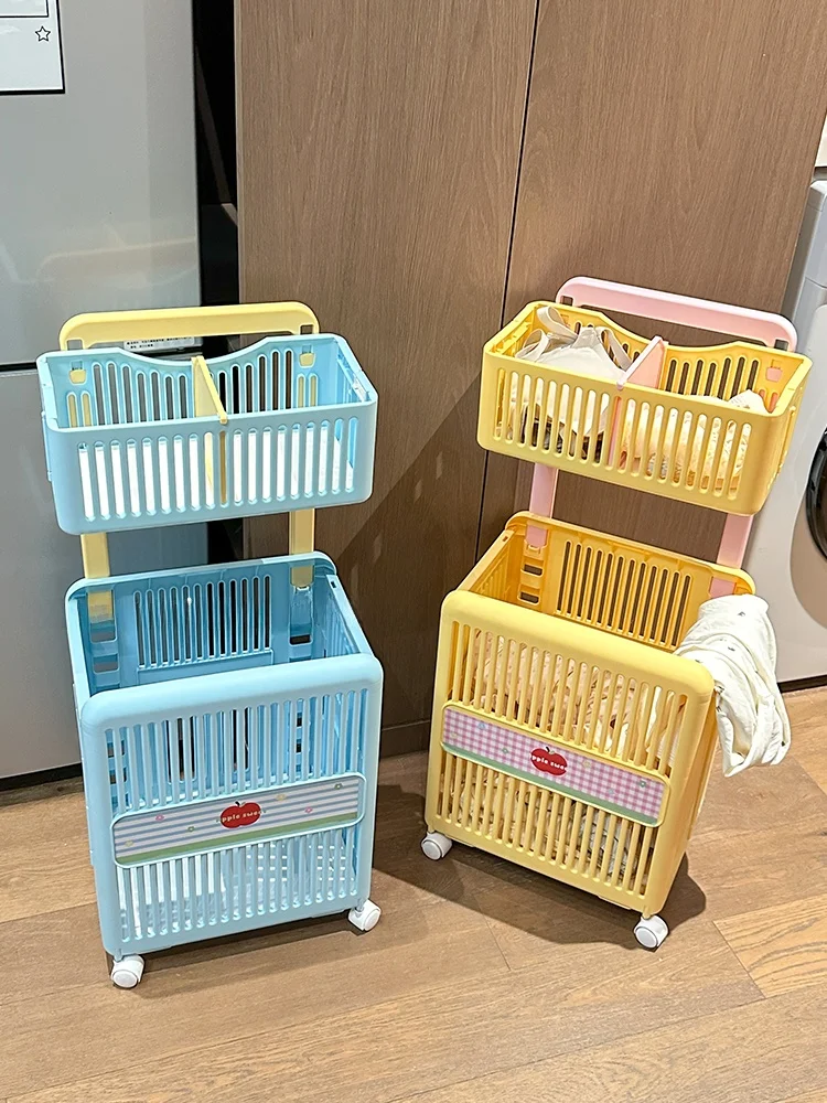狭い部屋でも洗濯物がスッキリ！二段式収納バスケットは本当に必要なのか？