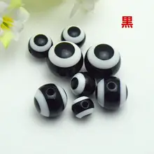 カラフルな動物型ボタンパーツ【DIY手作りビーズ材料・白黒丸型】（セットアップ対応）