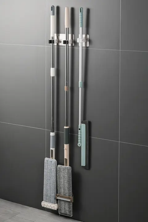 穴あけ不要 ドラッグフック【強力粘着・トイレ収納・モップホルダー】