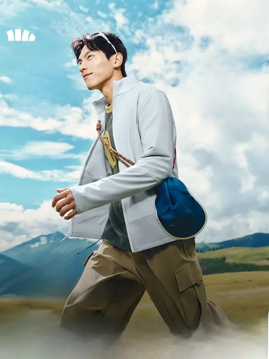 防風機能付き メンズフリースジャケット【秋冬用・耐摩耗・カジュアル】