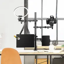 DIY自由組み合わせ可能なモニター台【デスクトップ用・昇降式・回転機能付き】