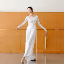 古典舞用の練習着【セパレートデザイン・ウエストシェイプ】（セットアップ対応）
