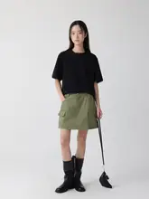 コットン製の工装スカートパンツ【軽快なデザイン・変形しにくい】
（セットアップ対応）