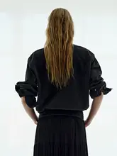 デニムシャツ【春秋用・コットン・ヴィンテージ風・ポケット付き】
