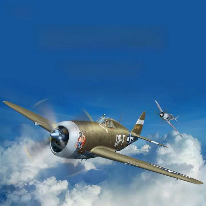 プラモデル 飛行機 P47D剃刀背戦闘機【ミニアート製・組立キット】