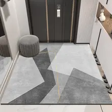 PVC製 防滑 厚手耐磨地垫【カット可能・防水・玄関用・砂落としマット】