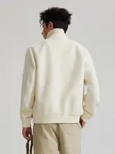 アーミーテクスチャーのカーコート【春用・アメリカンビンテージ・野球ジャケット】