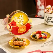 骨を吐き出す陶器製小皿【家庭用・高級感・ゴミ捨て用】