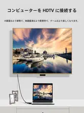 VGA HDMI 変換ケーブル PC テレビ プロジェクター モニター 接続 高画質 音声出力付き